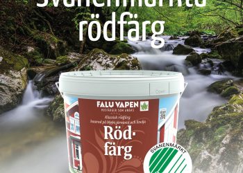 Butiksskylt Falu Vapen Rödfärg 70x100