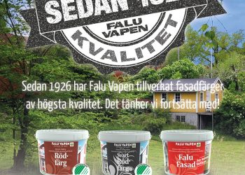 Butiksskylt Falu Vapen Kvalitet A3